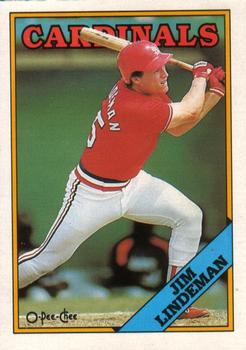 1988 O-Pee-Chee Baseball Cards 016      Jim Lindeman